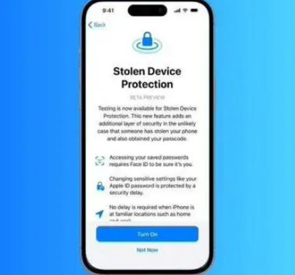 南宁苹果授权维修店分享被盗设备保护功能开启方法 