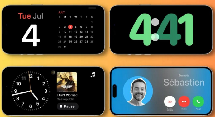 南宁苹果手机维修分享iOS17横屏充电待机显示有什么好处 