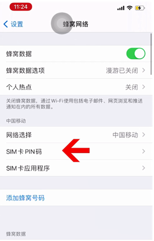 南宁苹果14维修网分享如何给iPhone14的SIM卡设置密码 