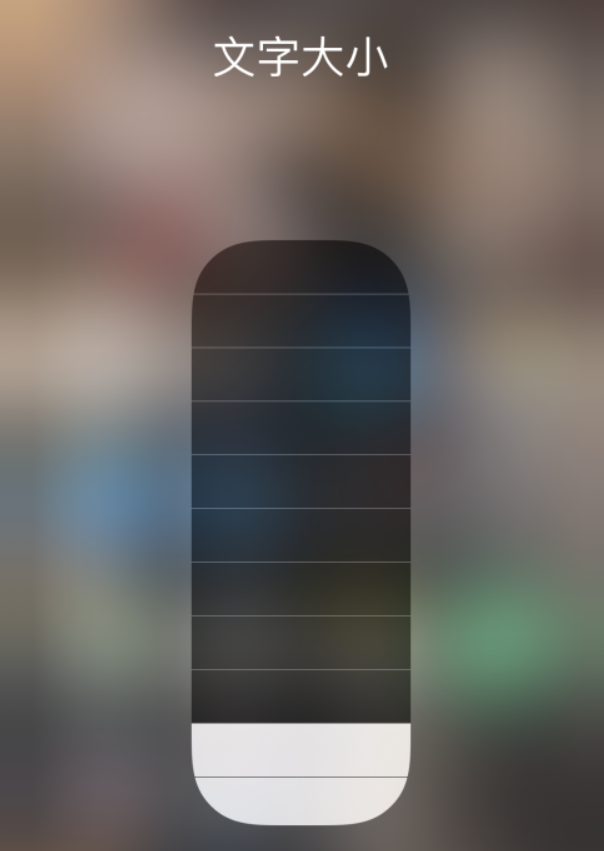 南宁苹果手机维修分享小技巧：在 iPhone 控制中心快速调节字体大小 